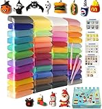 Super Light DIY Clay Air Dry Clay Modelling Kit,12 Colours with Tools and Instructions, DIY Craft Set with Sculpting Accessories, Creative Art DIY Crafts, Gift for Kids