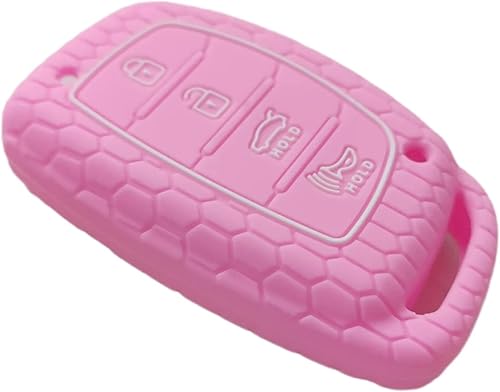 Vista 4 de Funda de goma de silicona compatible con Hyundai Elantra Elantra GT Ioniq Sonata Tucson 2016-2021