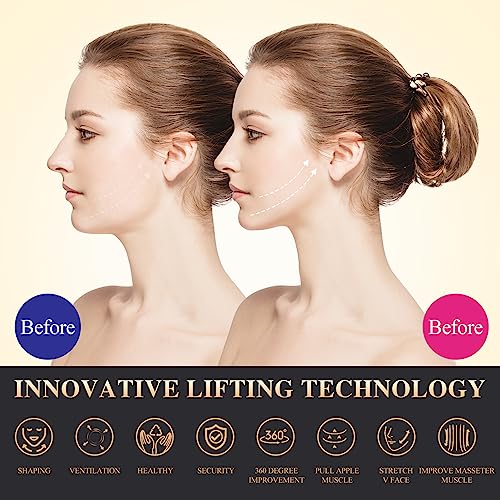 Reusable Double Chin Reducer Chin Strap - V Line Lifting Mask for Women Face Refined, double chin reducer machine, Breathable and Comfortable, Reduce Double Chin for Women and Men