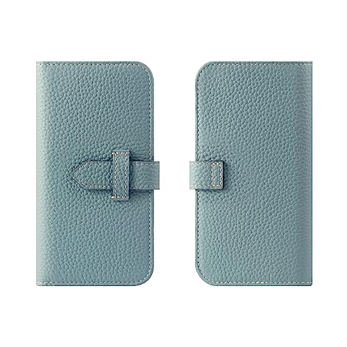 HANATORA for iPhone 15Plus �P�[�X �蒠�^ �{�v �X�}�z�P�[�X �X�}�z �X�^���h �X�g���b�v �t�� �V�������N�J�[�t���U�[ �}�O�l�b�g�Ȃ� �J�����z�[���Ȃ� �A�C�V�[�u���[ SPH-15Plus-IcyBlue �M�t�g �a���� ��