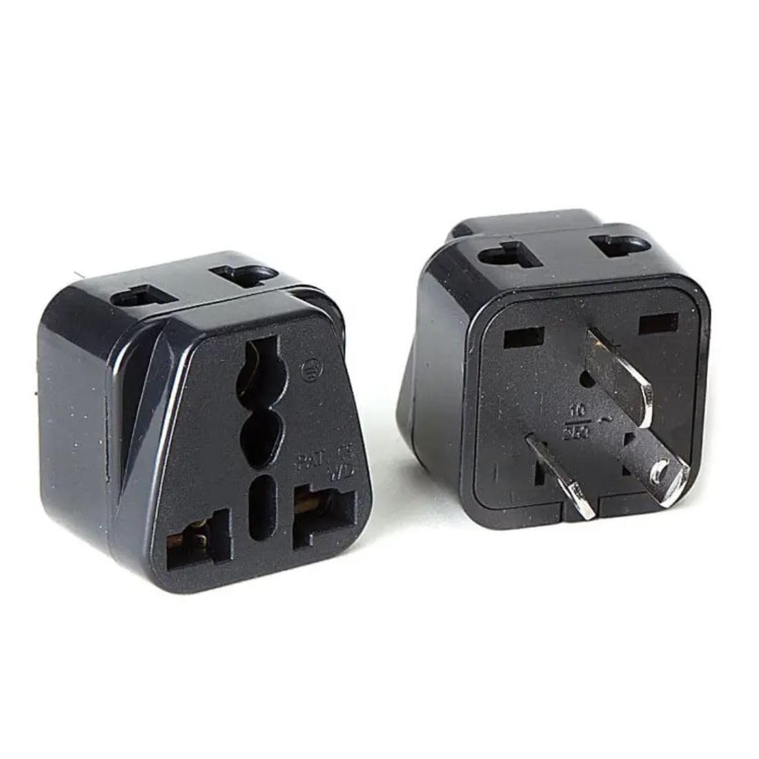 Wowsome 2 in 1 Plug Conveter India to Australia Converter Plug Adapter for Convert Indian Plug to Australia, New Zealand and China – Type I – 10A 250V - Pack of 2 - Black-picture-13