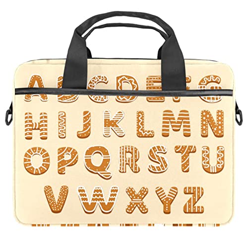 Sacoche ordinateur 13 pouces alphabet multicolore pour le bureau