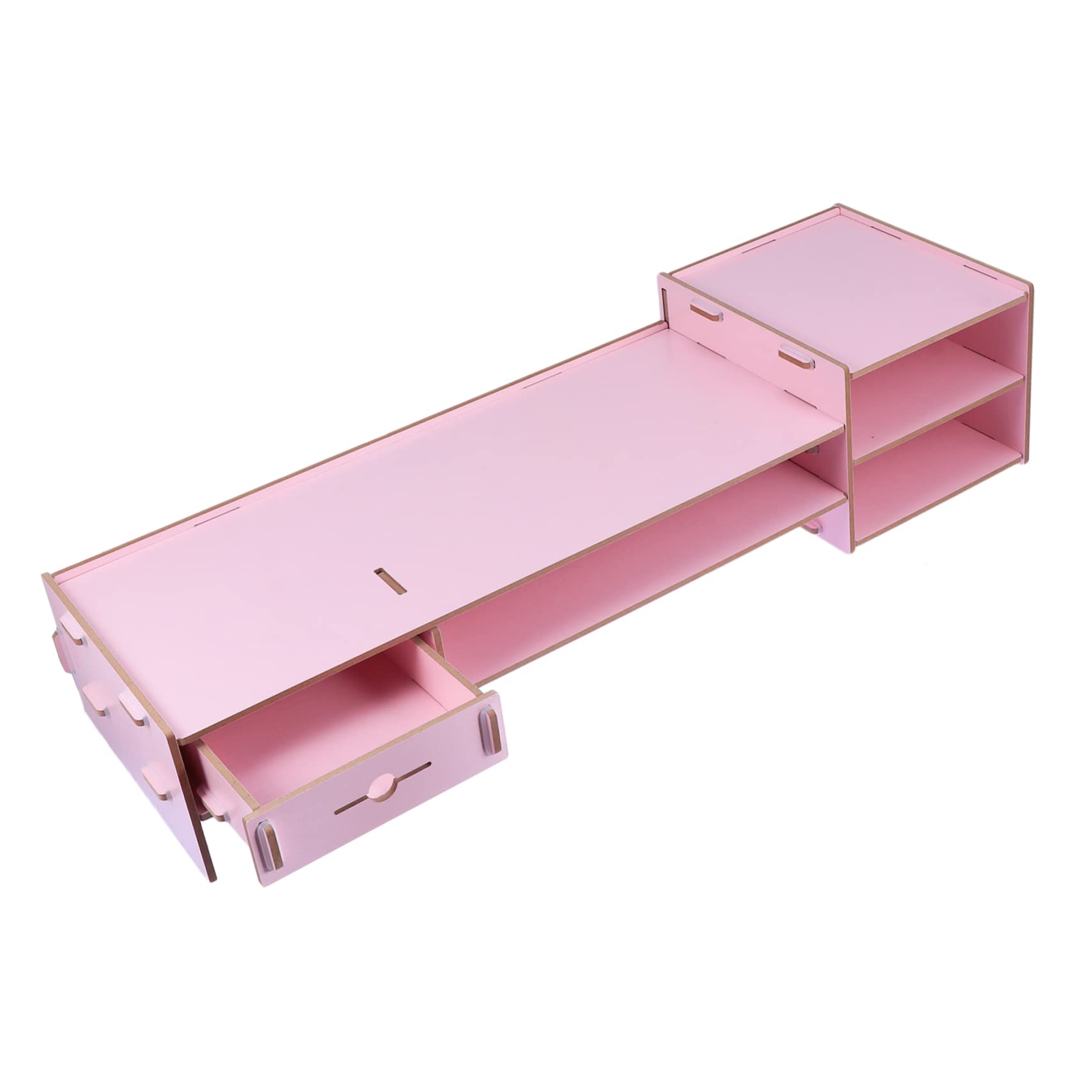 Homoyoyo Ordinateur Organisation en Écran pour Rangement Support de Tiroir Place de Rehausseur Planche , Gain et Pratique de Bureau Maison