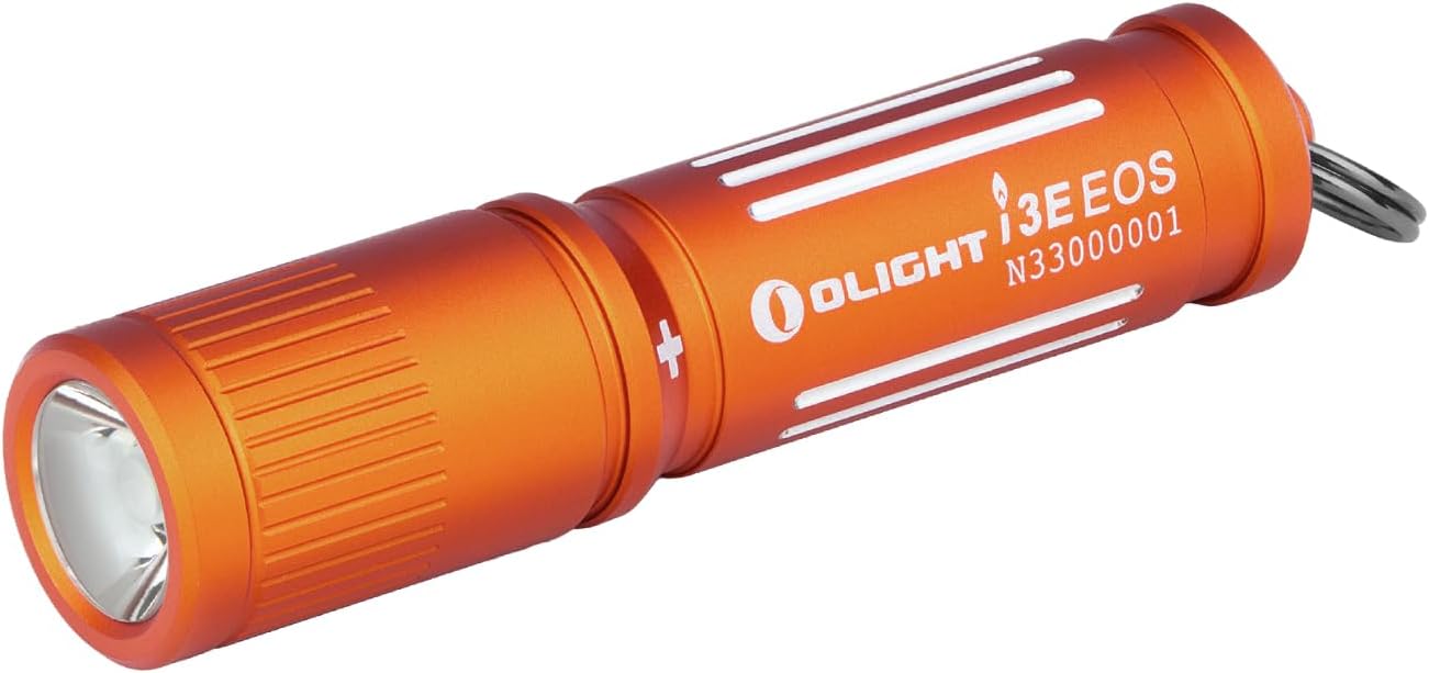 OLIGHT 90 Lumens i3E EOS PMMA TIR Lens AAA Flashlight Compact Keychain
