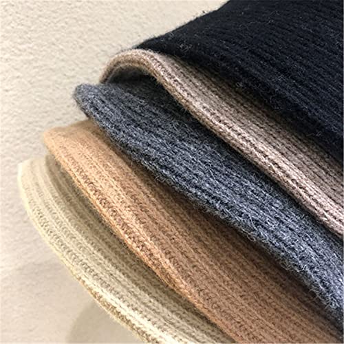 Czsycdsf Solid Color Faux Shearling Bucket Hats For Women, Winter Bucket Hat Casual Fluffy Warm Windproof Knit Wool Fisherman Cap Nylon Basin Hat Soft Outdoor Fishing Cap For Womens Girls, Coffee #TOP5