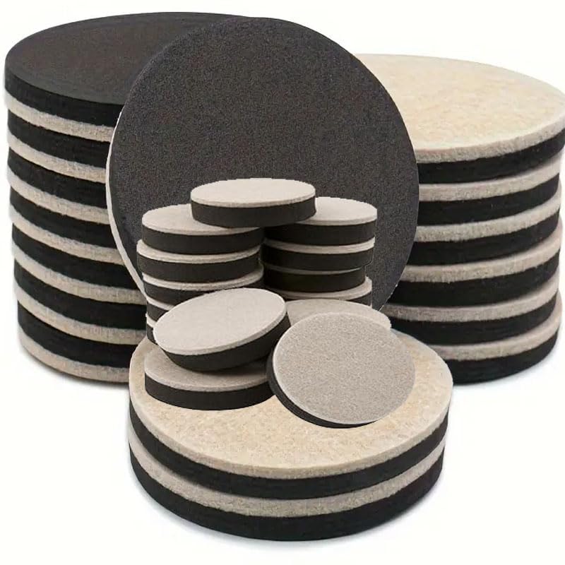 DIY Crafts As Choice x 3.5 inch Heavy Furniture Movers for Wood Floor,Felt Furniture Slider in a Reusable Tube,3.5" Felt Furniture Sliders,Furniture Mover,Reusable Furniture Moving Pads (16) (B0DGCSBLTL) Amazon Price History, Amazon Price Tracker