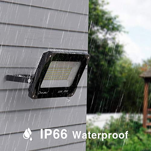 Onforu 2 Pack Led Flood Lights Outdoor 500W Equiv, 4500Lm Super Bright Security Light, 6500K Daylight White, 50W Outdoor Floodlight, Ip66 Waterproof Outside Floodlights For Garage Yard Garden Patio #TOP3