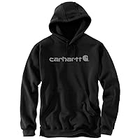 Carhartt - Felpa da Uomo con Cappuccio e Logo, Peso Medio
