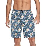 Straight Fit: Die 4-Wege-Stretch-Shorts für Herren verfügt über ein entspanntes gerades Bein. Es ist lockere Passform und praktisch für Yoga, Lounge, Laufen, Workout, Fitnessstudio, Bewegung, Schlafen und den täglichen Gebrauch.