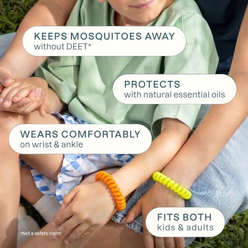 Cliganic 10-Pack Mosquito Repellent Bracelets