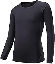 Muxuryee Undershirt, Junior, Baseball, Long Sleeve, Sports Innerwear, Kids, Soccer, Inner Shirt, Compression Wear, Underwear, Ski Wear, Tennis Wear, Sweat Absorbent, Quick Drying, Children's