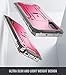 Galaxy Note 10 Rugged Case with Kickstand, Poetic Heavy Duty Military Grade Full Body Cover, Without Built-in-Screen Protector, Revolution Series, for Samsung Galaxy Note 10 (2019), Pink