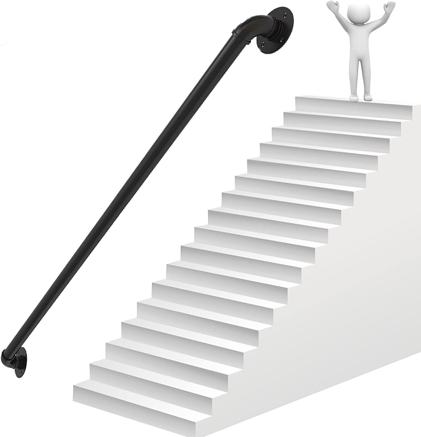 MOCHIYIA Outdoor Grab Rail, Stairs Staircase Handrail