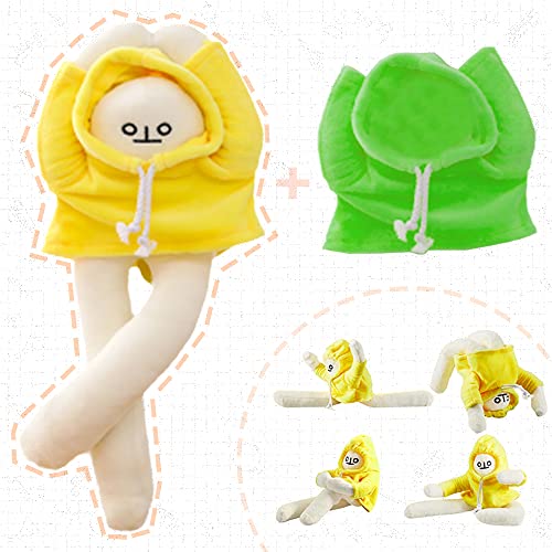 Sumincute Banana Man Doll Plush, Creative Stuffed Toy With Multiple Funny Poses Banana Toy Man With Magnet Changeable Plush Birthday Christmas Party Gift(16 In) #TOP1