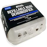 Refillable Moisture Absorber Bucket with Dehumidifier Refill Pack Moisture Absorbers for Closet Storage, Controls Water, Humidity, Odors, and for Basement, Home, Boat, Room, RV, and Car Use