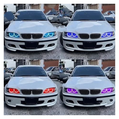 Ojos de ángel LED RGB para BMW con control mediante aplicación móvil 5