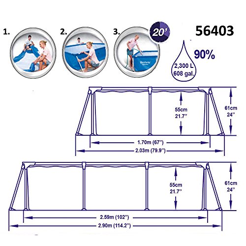 Bestway 56403 大型プール の商品画像 2