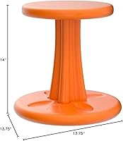 Vista 75 de Silla bamboleante para niños y adolescentes, para una experiencia activa donde los niños ya no tendrán que sentarse fijamente, "el mejor asiento