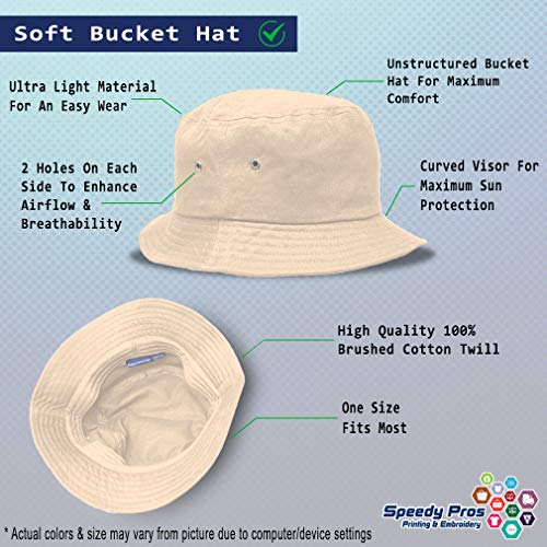 Speedy Pros Bucket Apparel Hat Retired Air Force Embroidery Cotton Hats For Men & Women Khaki #TOP1