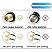 Ancable 5-Pack Gold Plated - 75 Ohm to 300 Ohm Adapter - UHF/VHF/FM Balun Transformer Converter Adapters with F Female Jack for TV, Radio, Coax Antenna