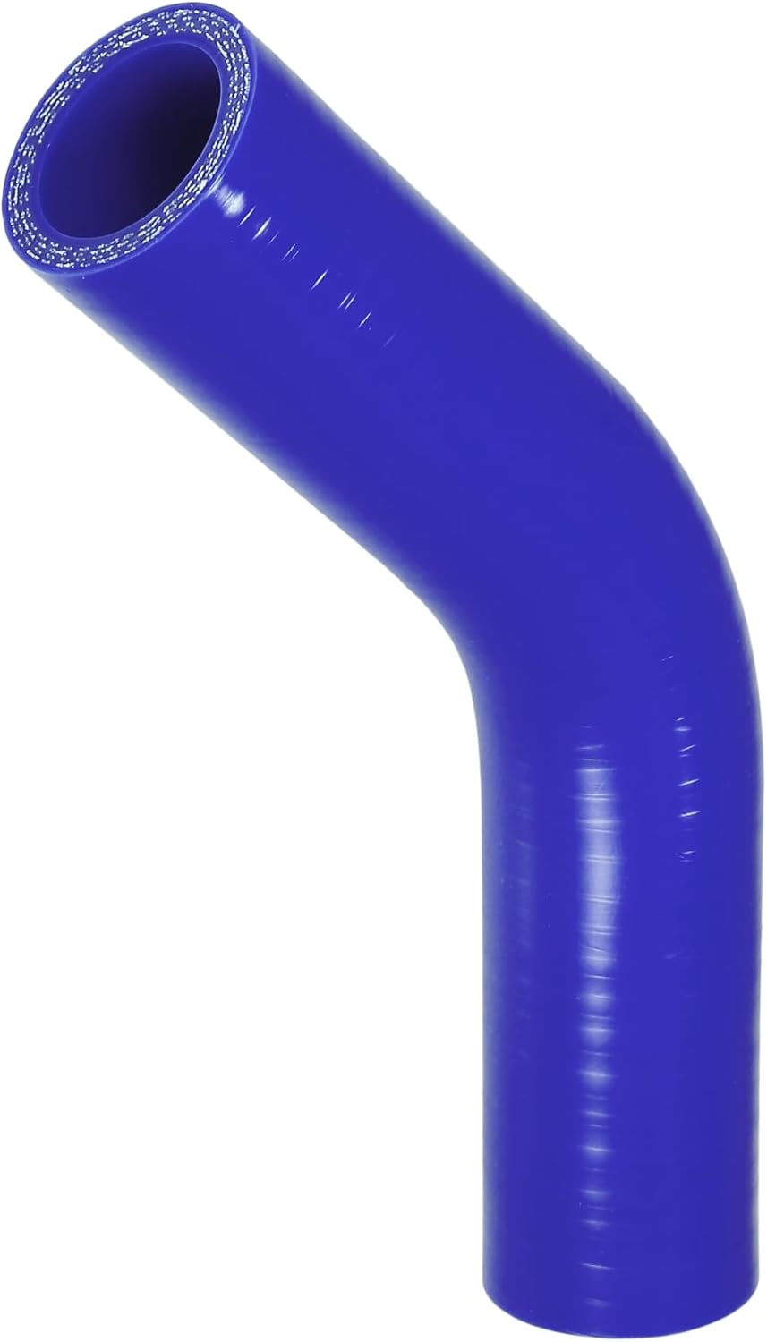 X AUTOHAUX 28mm/1.10" ID 102mm/4.02" Length 45 Deg Blue Silicone Hose