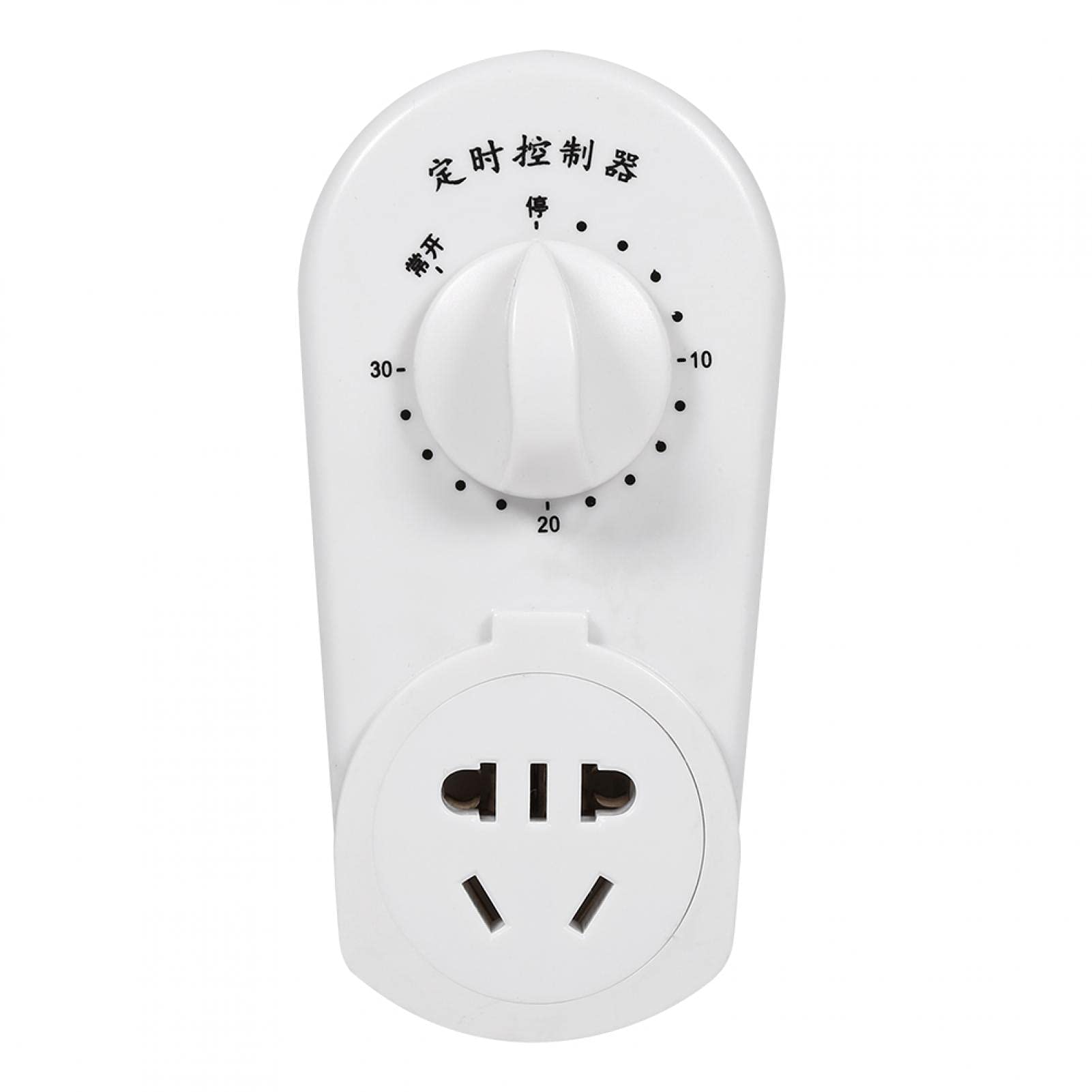 Interruptor de temporizador de bomba de 220 V CA 10 A, toma de control de cuenta regresiva del temporizador de bomba Interruptor de tiempo mecánico Enchufe AU (30/60/120 min) Control de temporizador