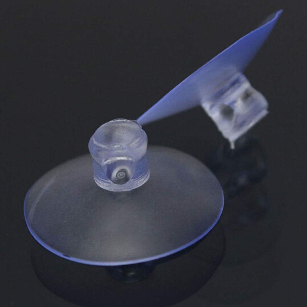 60 Ventose Trasparenti Con Foro - &Oslash; 25 Mm Per Decorazioni, Luci E Feste, Ideali Per Finestre E Specchi