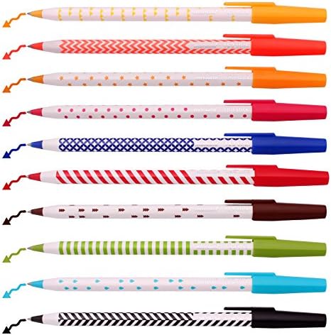 Monami 153 Stick Pops Ballpoint Pen 0.5 Mm-10 Colors