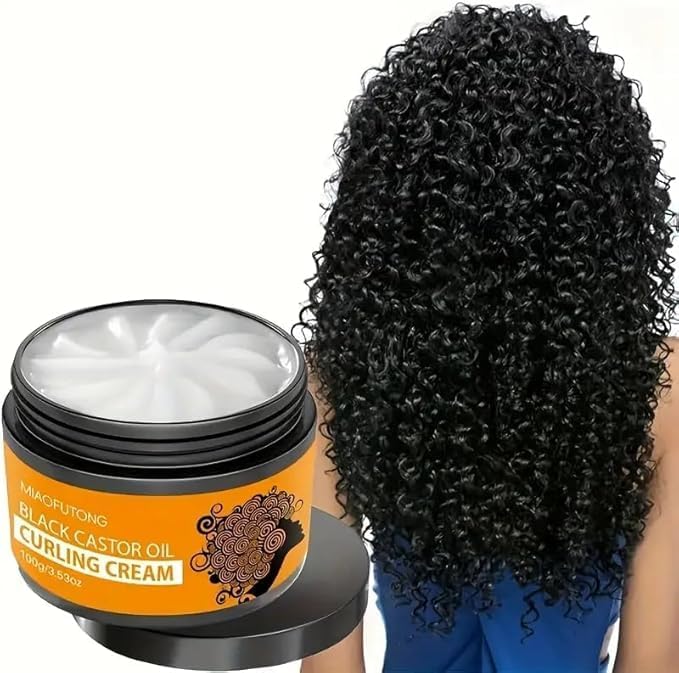 Curling Cream, Enhanced Curls with Long-Lasting Hold Moisturizing Elastic Styling Wax