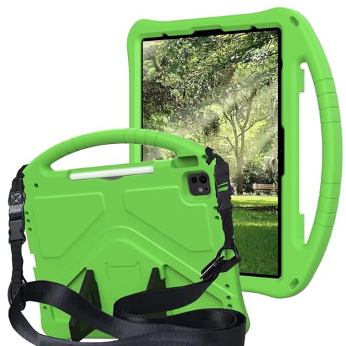 Coque iPad Air 13" M3 antichoc avec sangle et poignée de transport