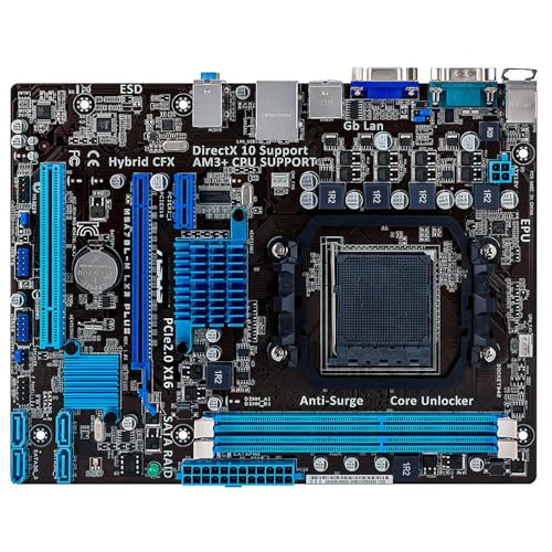 Motherboard Fit for ASUS M5A78L-MLX3 Plus for AMD 760G (780L)/SB710 Socket AM3+ with I/O Back Plate Shield,Used