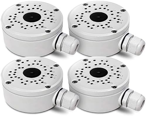 OOSSXXCamera Junction Box, Waterproof, 4 Pack, Aluminium, Versatile adaptability, IP66, Pack of 4Global Recycled StandardGlobal Recycled StandardGlobal Recycled Standard