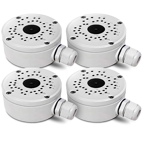 OOSSXXCamera Junction Box, Waterproof, 4 Pack, Aluminium, Versatile adaptability, IP66, Pack of 4Global Recycled StandardGlobal Recycled StandardGlobal Recycled Standard