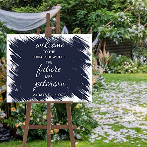 Décoration de mariage rustique chic avec panneau nom personnalisé