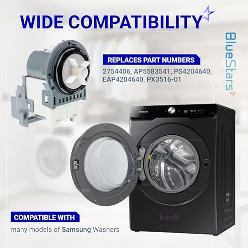 Image of [UPGRADED] DC31-00054D PX3516-01 DC31-00187A Washer Drain Pump For Samsung