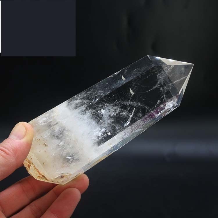 WGPHD Meditation Home Natural Meditation Cure Crystal Original Stone Natural Crystal Column Jewelry (Size : 500g)