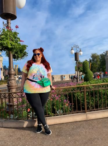 Image of NANYUAYA Plus Size Magic Shirts for Women Castle Kingdom Graphic Magical T Shirt Cute Holiday Princess Tee Vacation Tops