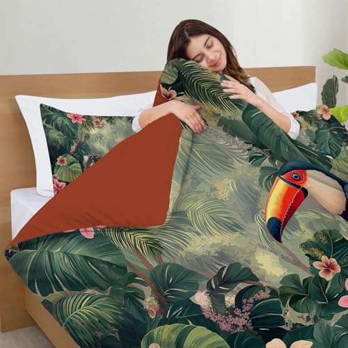 Parure de lit microfifre de qualité supérieure en 140x200cm imprimé 3D - 4