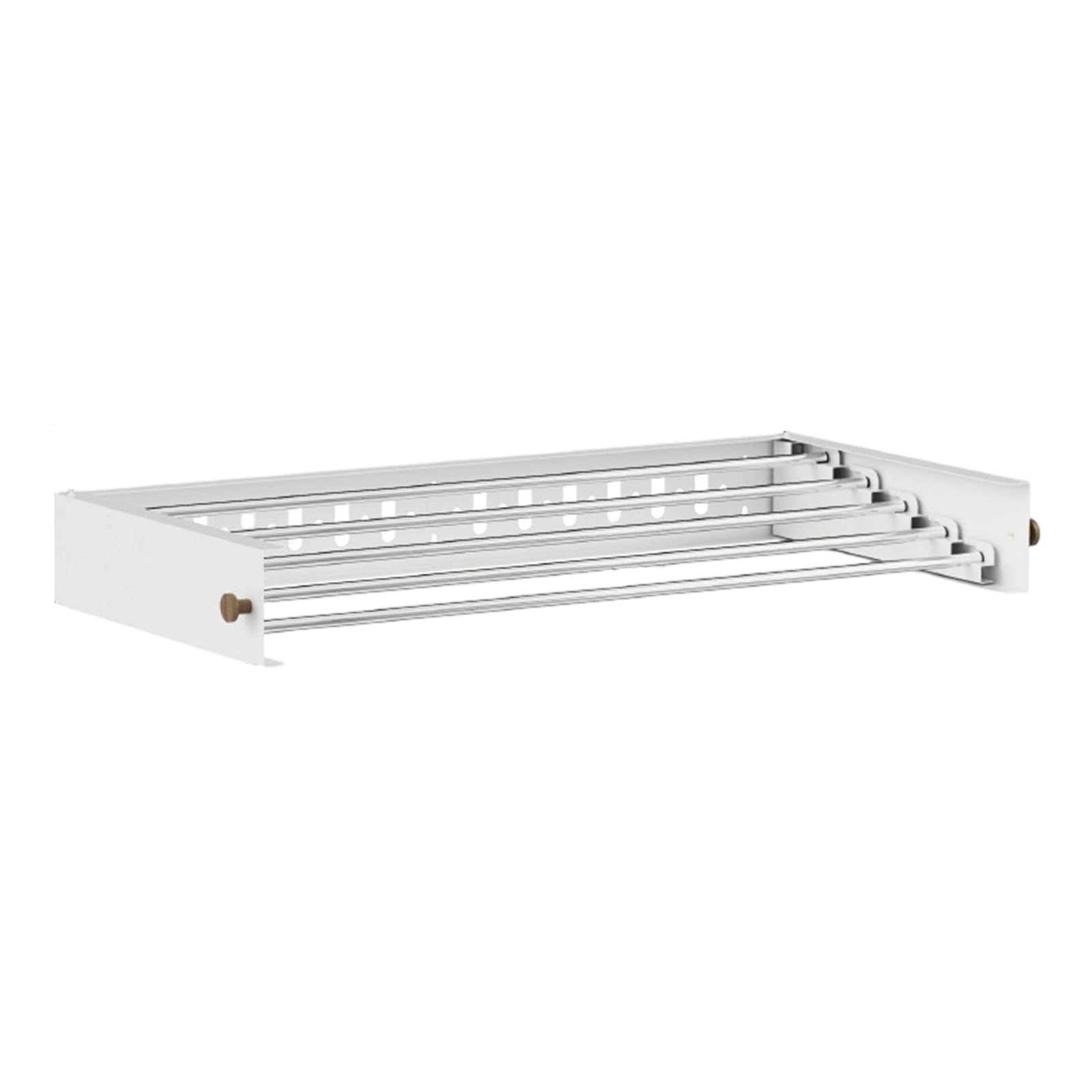 Kaeltsyn Multipurpose Stainless Steel Extendable Clothes Rack for Towels and Bed Sheets Simple Clothes Hanger