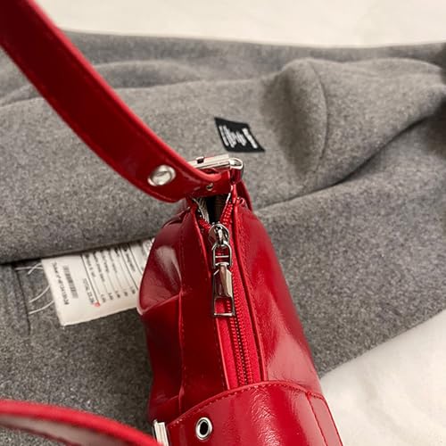 Sac à main plissé en cuir PU pour femme
