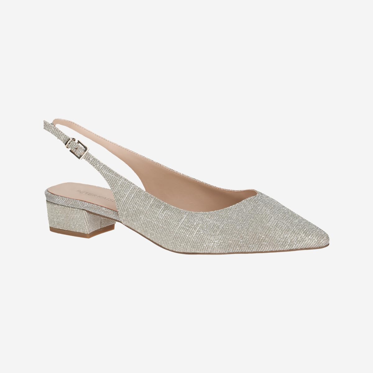 Peter Kaiser Damen - Peeptoes & Slingpumps 79442 in metallic Textil