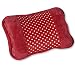 KXF Hot Water Bottle Electric Rechargeable Heating Pads Auto Shut Off Leak-Proof Portable Hand Warmer with Fleece Cover for Cramps Pain Relief