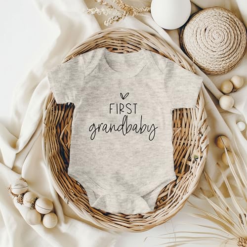 Pregnancy Announcement Infant Bodysuit First Grandbaby Gift for Grandparents | New Baby Surprise3