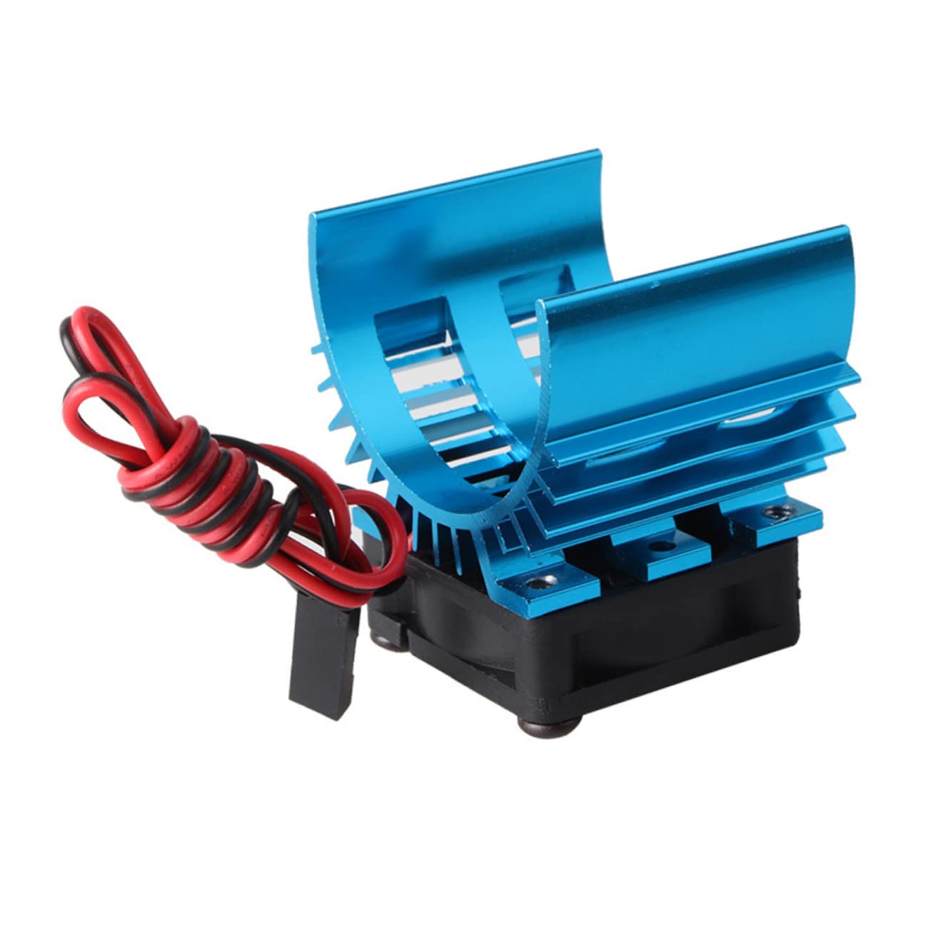 POPETPOP 380 Motor Heat Sink Full Aluminum Heatsink System with Cooling Fan for Car Motors