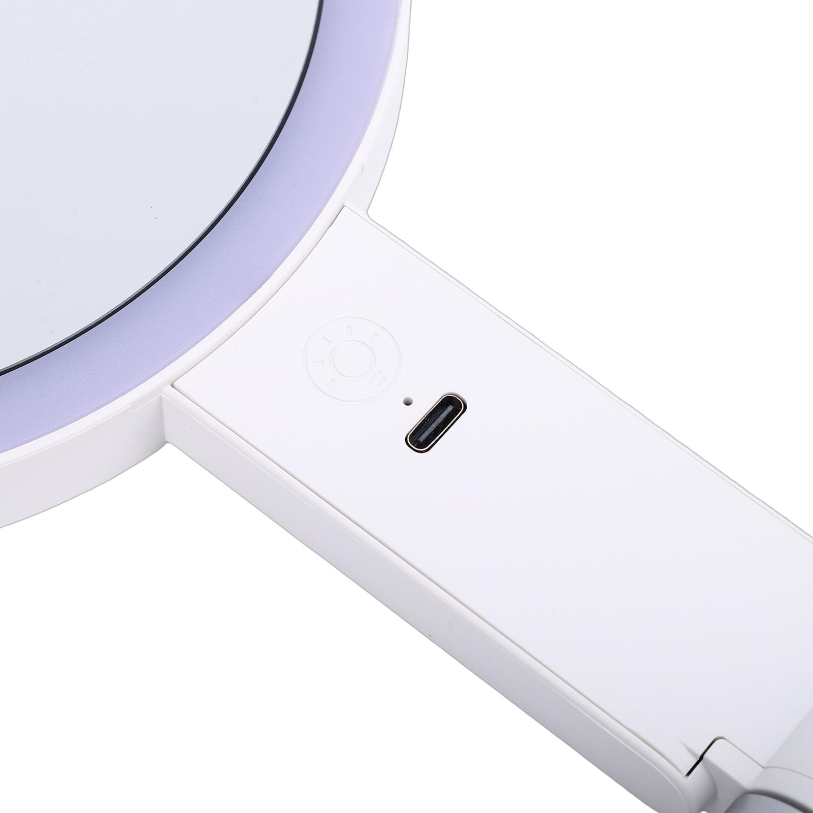 Espejo de Maquillaje de Doble Cara con Luces, Espejo de Tocador con Aumento de 30X y Luz LED, Soporte Portátil y Soporte de Pared para el Hogar los Viajes