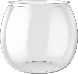 Pawfly clear round 3-gallon plastic fish bowl