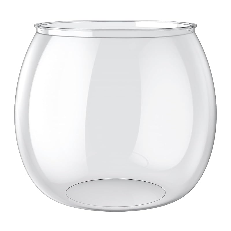 Aquário Globo para Peixes de Plástico Transparente Pawfly CW4013-TP, 11,36 L