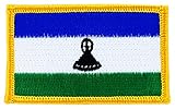 Taille 7x4,5cm Akachafactory Patch écusson brodé Drapeau Lesotho Flag thermocollant Insigne Backpack