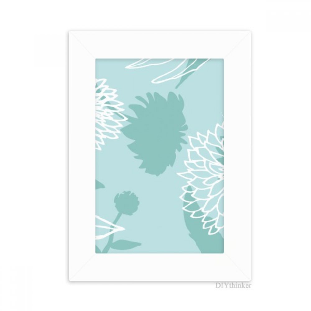 Cadre Photo Chrysanthemum Résumé pour Décoration Table de Bureau