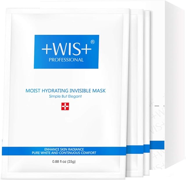 WIS Intensive Hydrating Smoothing Face Facial Sheet Mask 10 Packs, Deeply Moisturizing with Hyaluronic Acid-Witch Hazel for Oil Control & Shrink Pores-Firming & Anti Aging for MenWomen